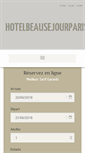 Mobile Screenshot of hotelbeausejourparis.com
